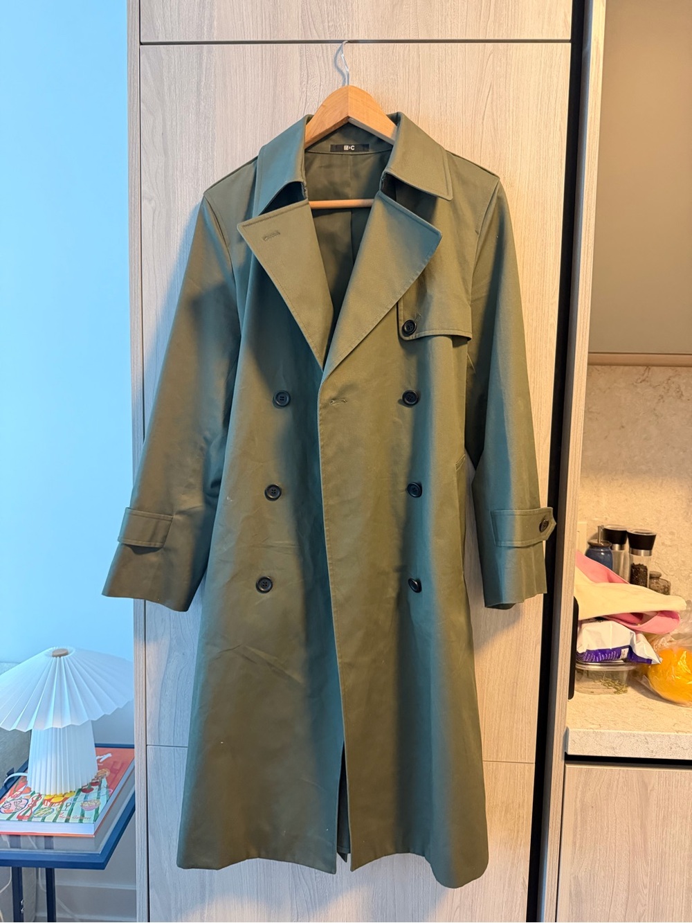 Women’s Trench Coat - Olive Green